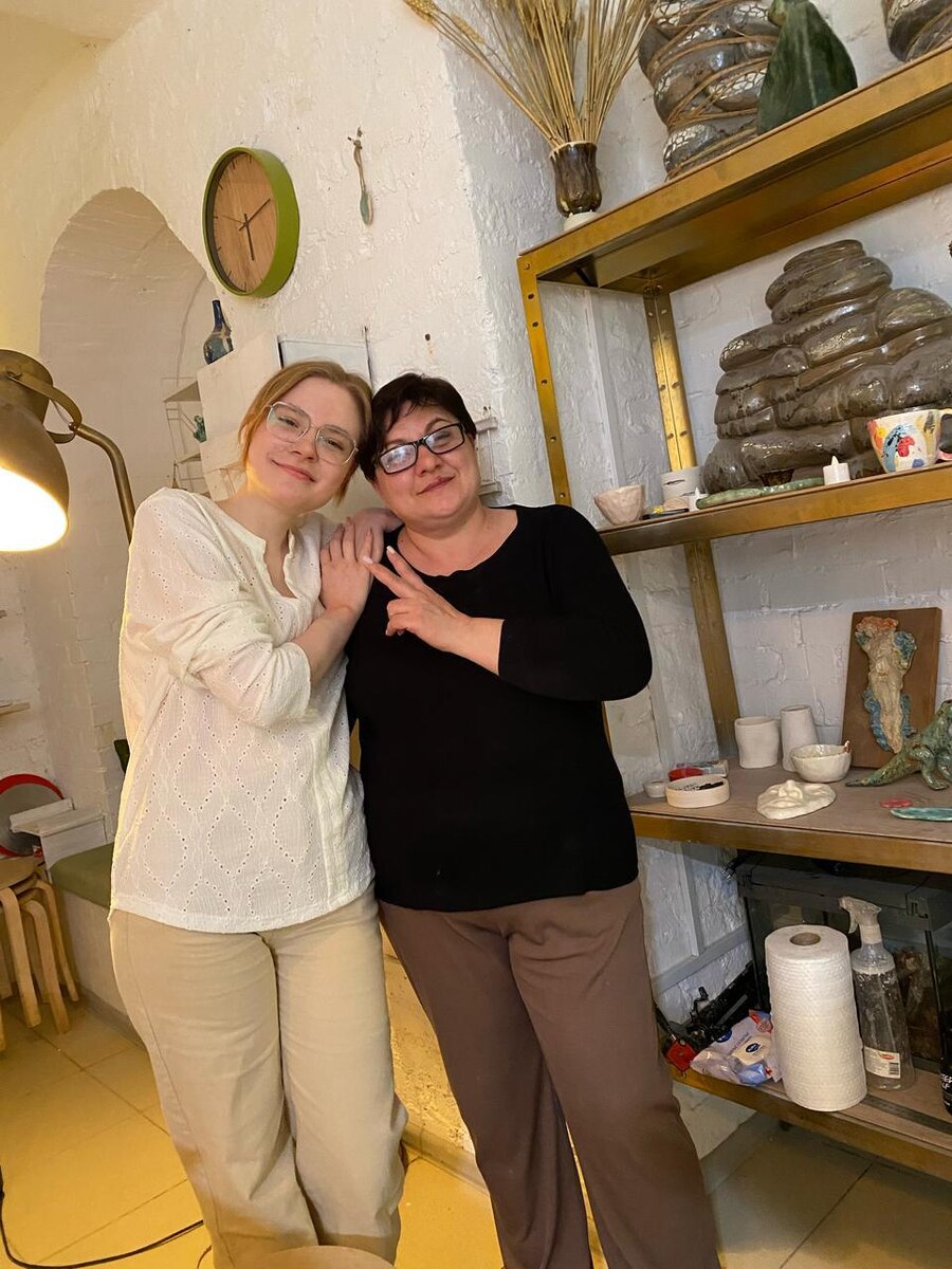 Ирина Канивец и её дочь Катя