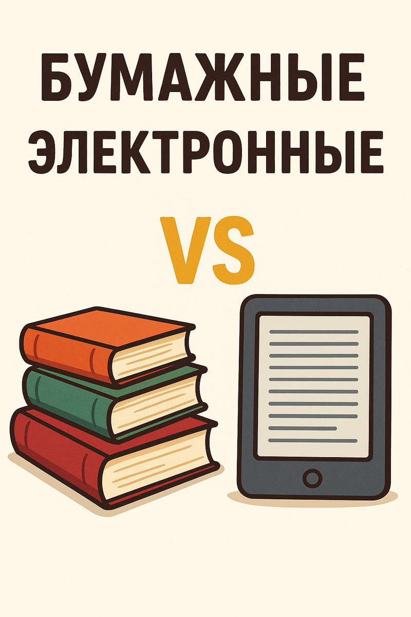 Электронные и бумажные книги