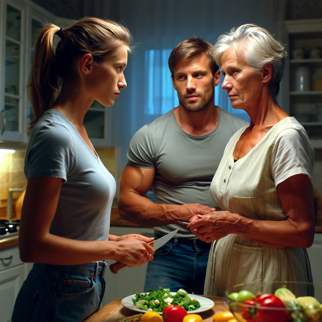 «Хочешь, чтобы я относилась к ней как к матери? Тогда пусть она перестает относиться ко мне как к прислуге», - отрезала Лена.