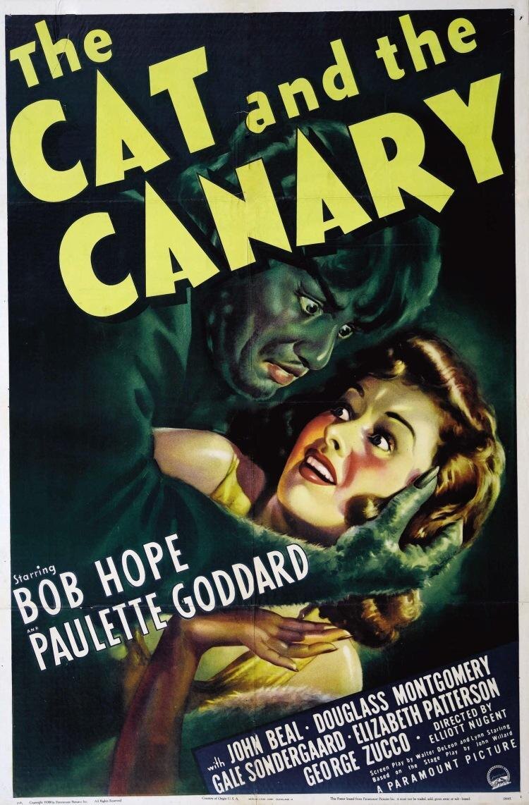 Кадр из фильма «Кот и канарейка» (1939)