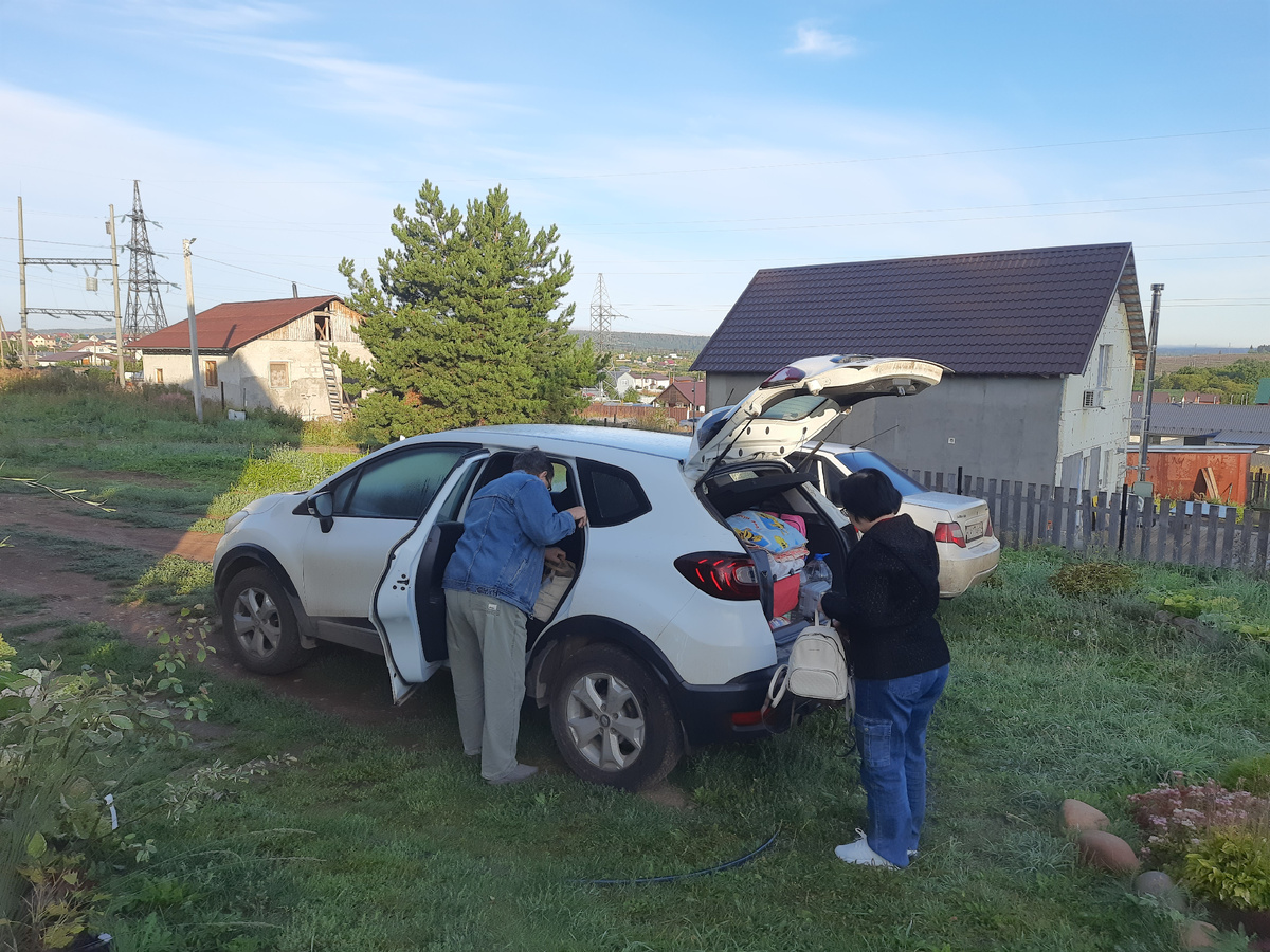 Загружаем машину