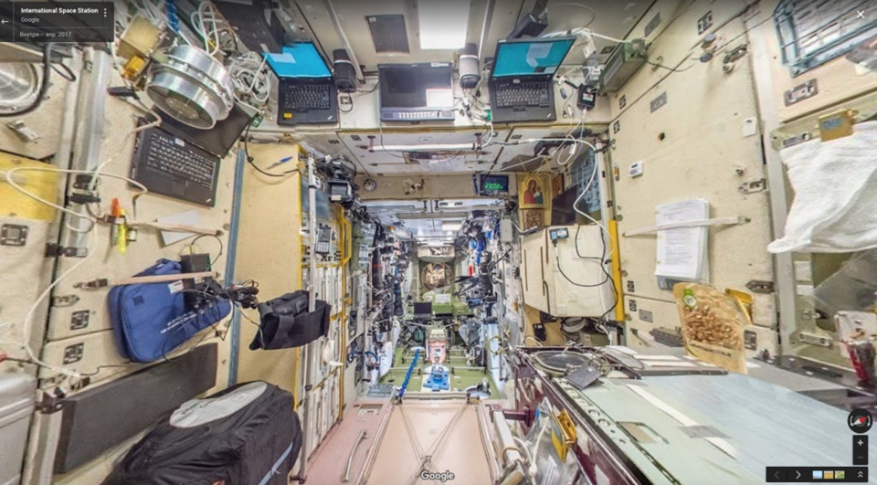 Внутренние интерьеры СМ «Звезда». Фото: Роскосмос