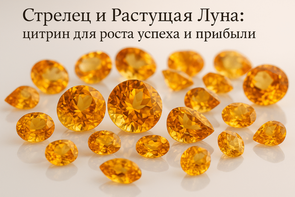    Стрелец_Растущая_Луна_цитрин_для_роста_успеха_и_прибыли Гороскоп Голосом