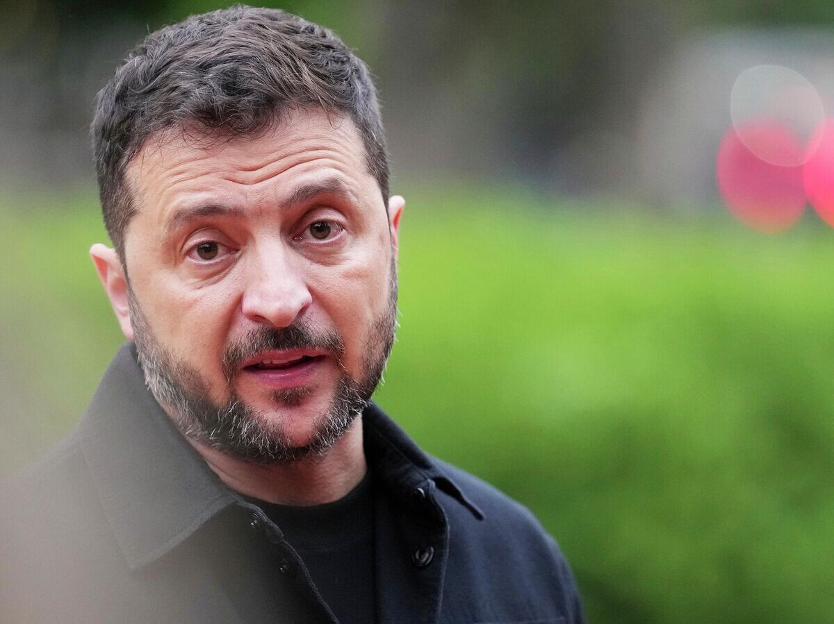    Владимир Зеленский после встречи с Дональдом Трампом и европейскими лидерами в Вашингтоне© AP Photo / Jacquelyn Martin