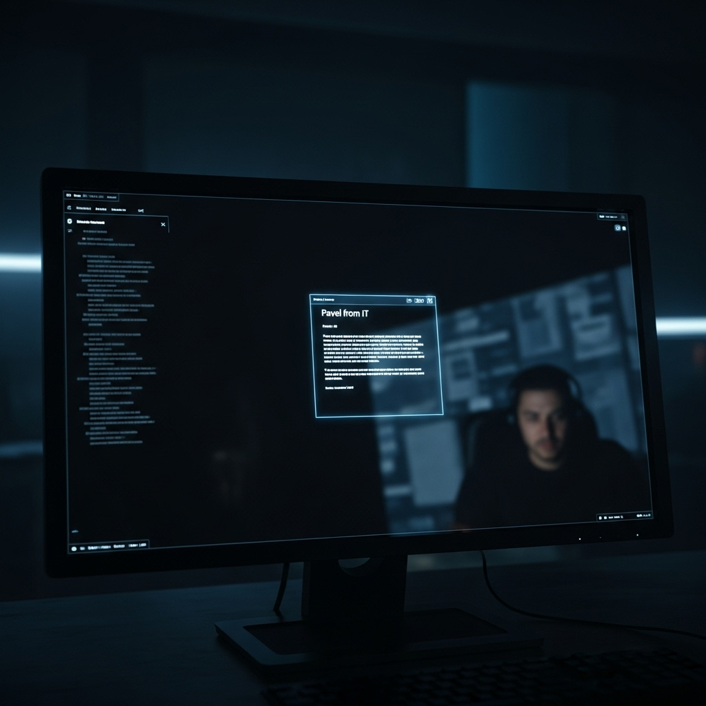 Письмо было адресовано лично Павлу из IT-отдела, который значился в самом конце того злополучного списка копии