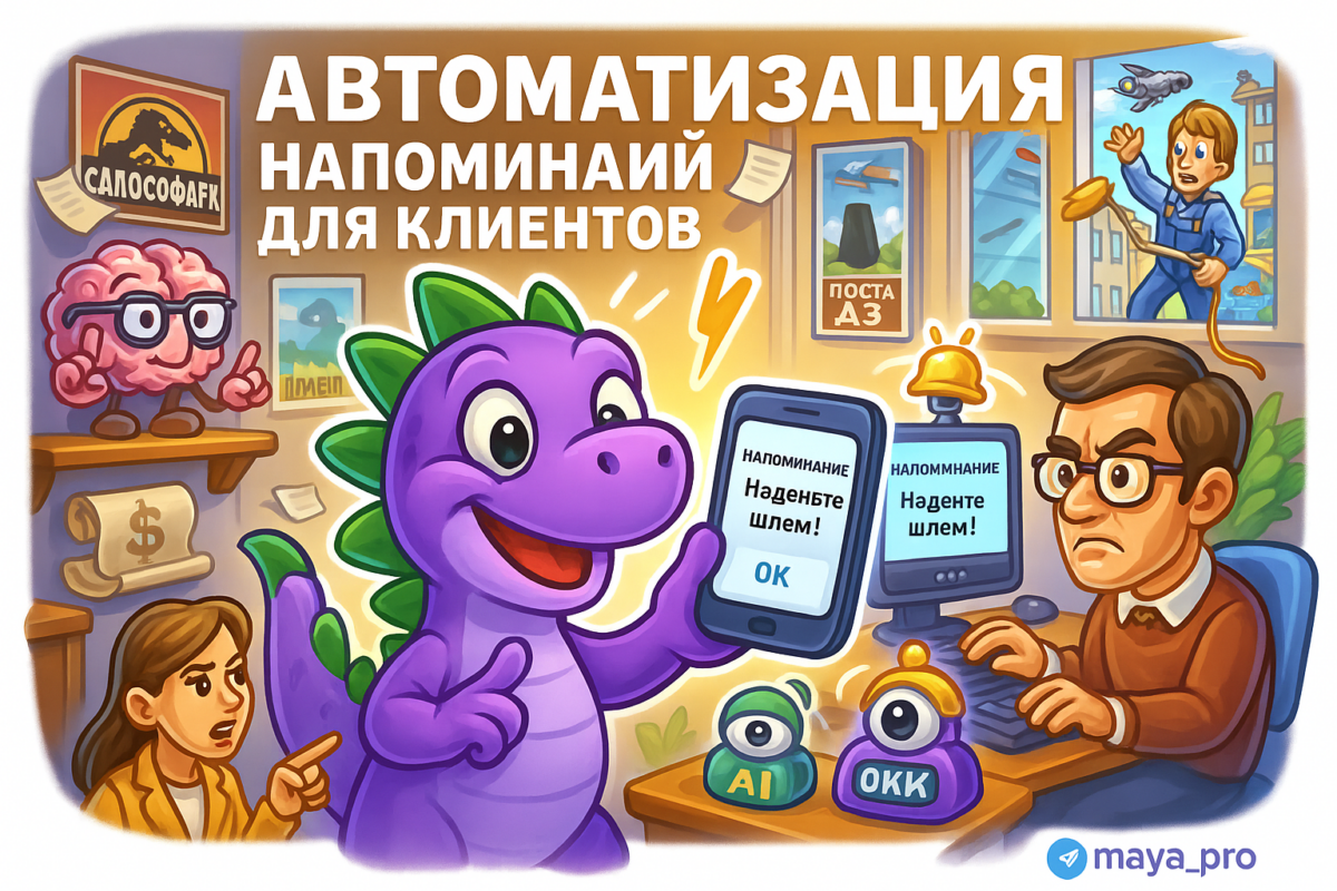   Автоматические напоминания: как Make.com спасает бизнес от хаоса и нервов Артур Хорошев