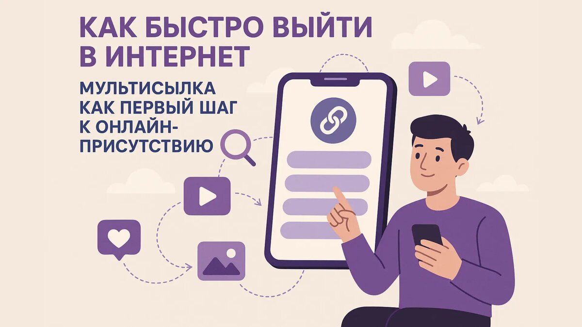 Как быстро выйти в интернет: мультиссылка как первый шаг к онлайн-присутствию