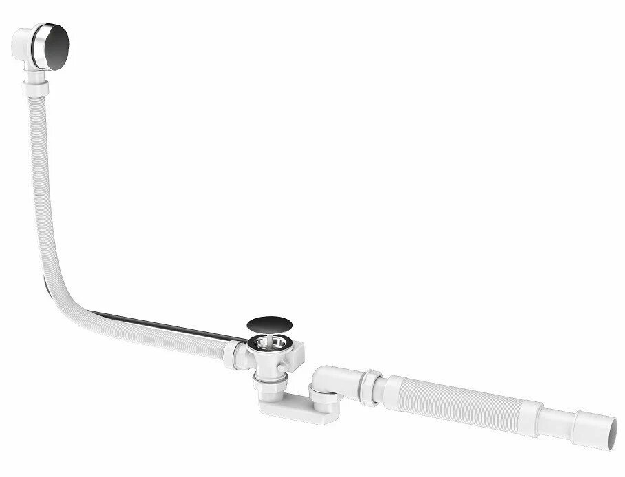 Слив-перелив для ванны 60 AM.PM W90A-000-OflB черный