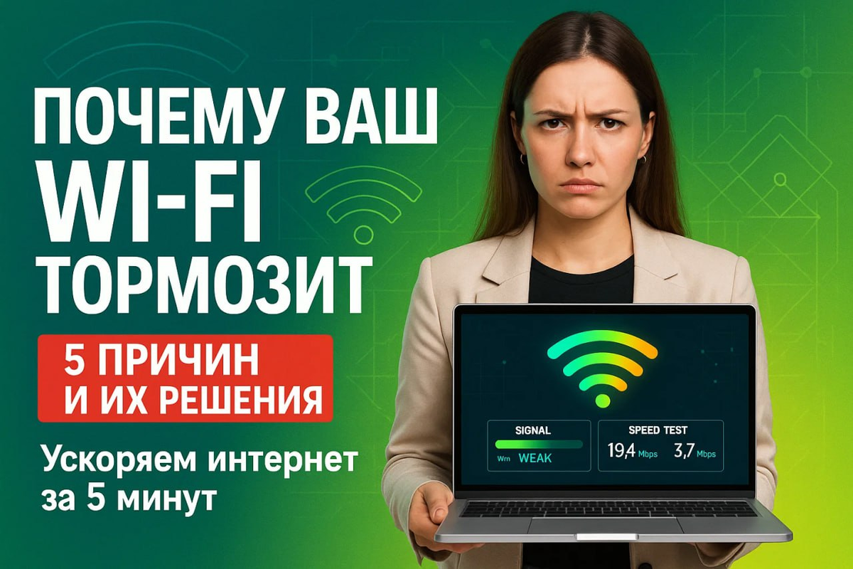 Почему тормозит Wi-Fi?