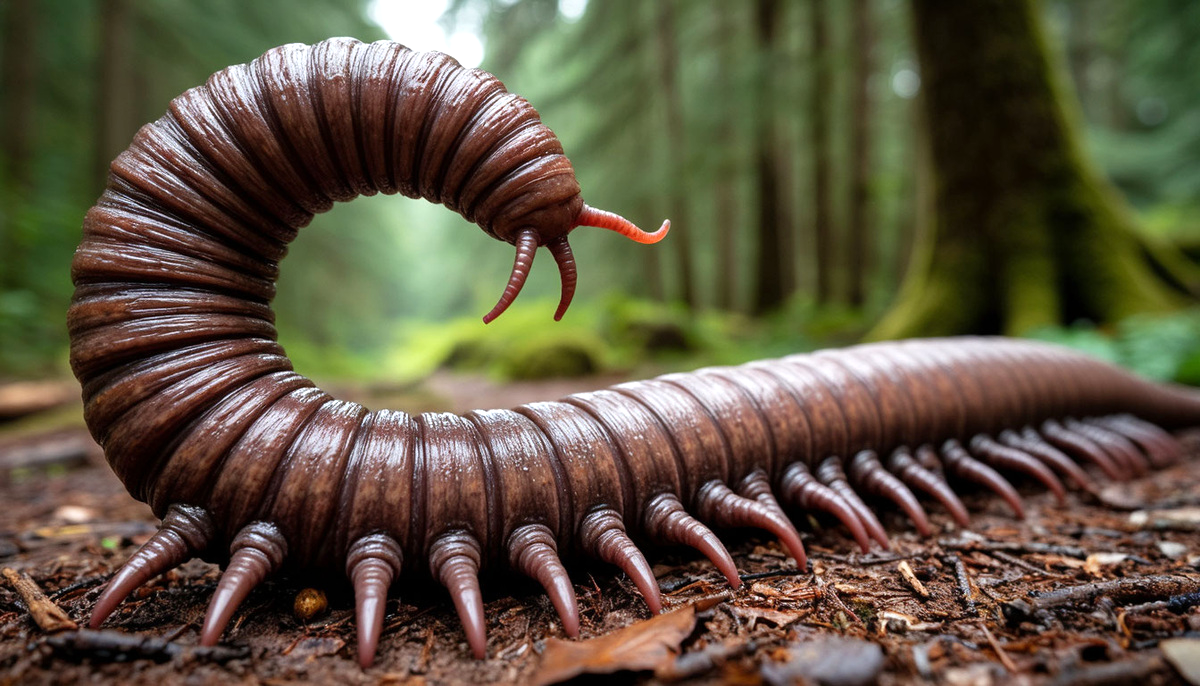 Самые крупные многоножки не достигают и полуметра.