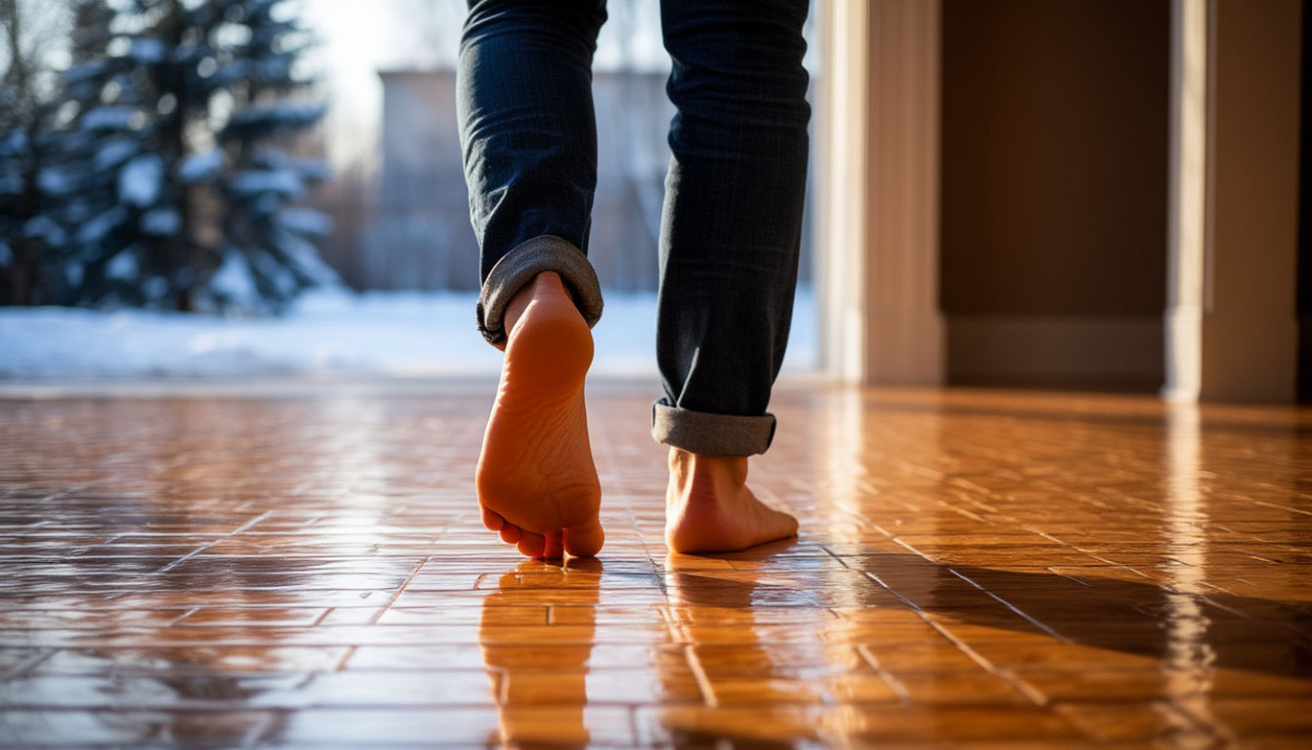    На улице -30, а дома тепло - хоть босиком ходи: как сделать "финский" теплый пол своими руками