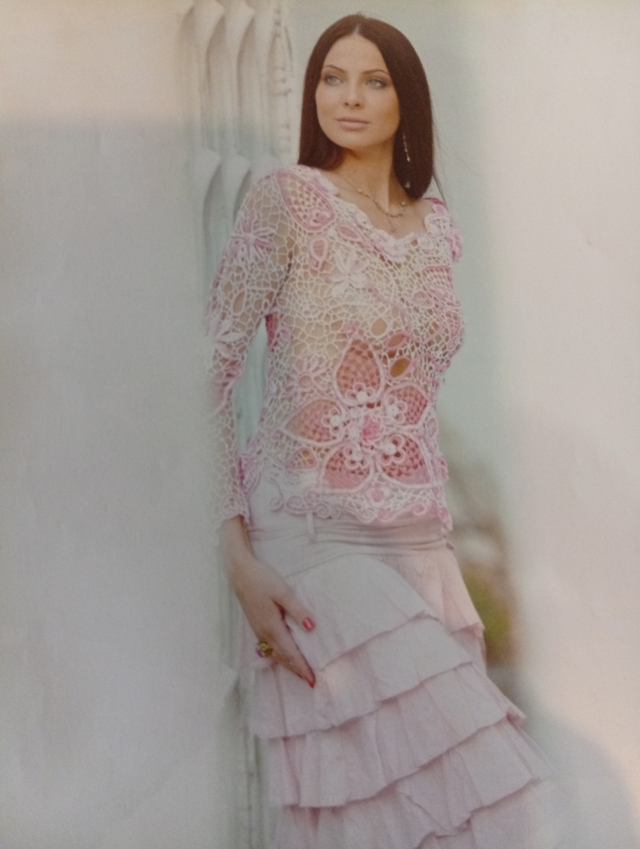 Фото из журнала по вязанию.