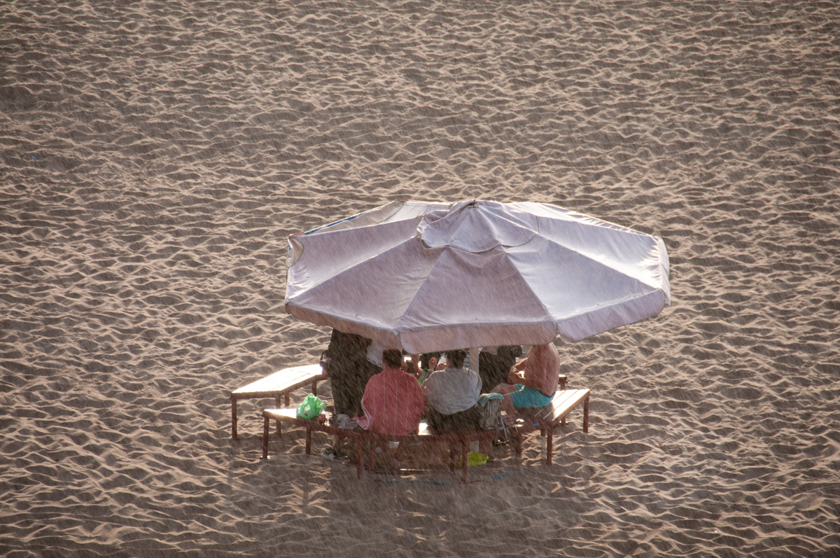 Российские туристы на Хайнане столкнулись с мощным тайфуном.  Фото: Фото: ФедералПресс / Светлана Возмилова