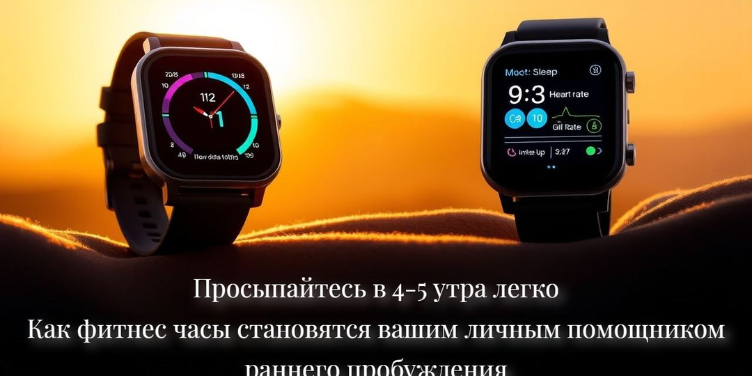 Просыпайтесь в 4-5 утра легко! Как фитнес часы становятся вашим личным помощником раннего пробуждения.