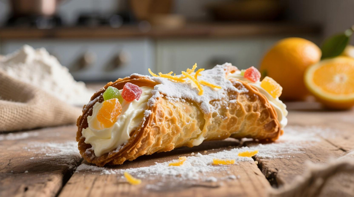 Канноли с кремом из рикотты