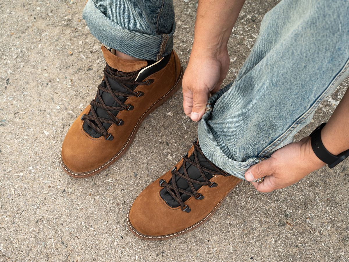 Ботинки  хайкеры TREK Парк коричневый (нат.кожа) 