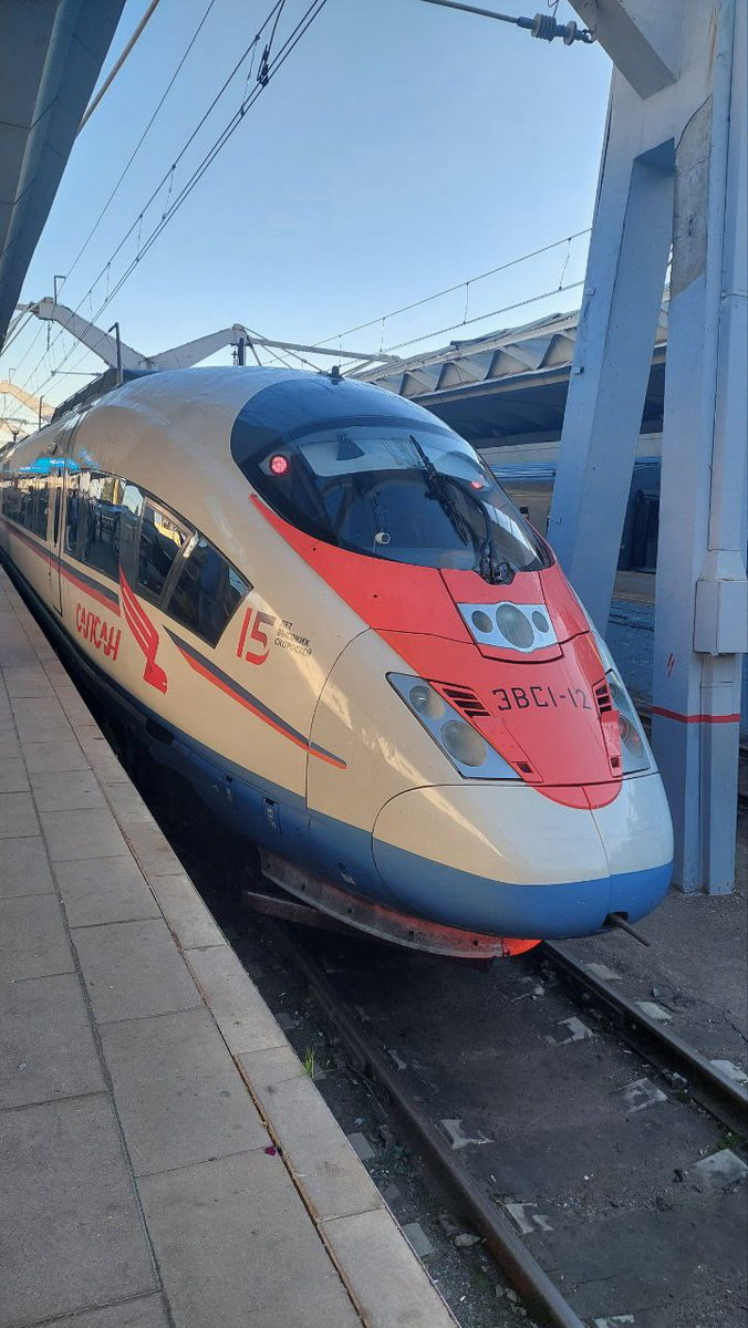 Сапсан "Москва - Санкт-Петербург", фото автора статьи