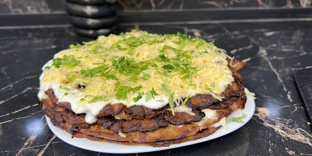 Печеночный торт на сковороду