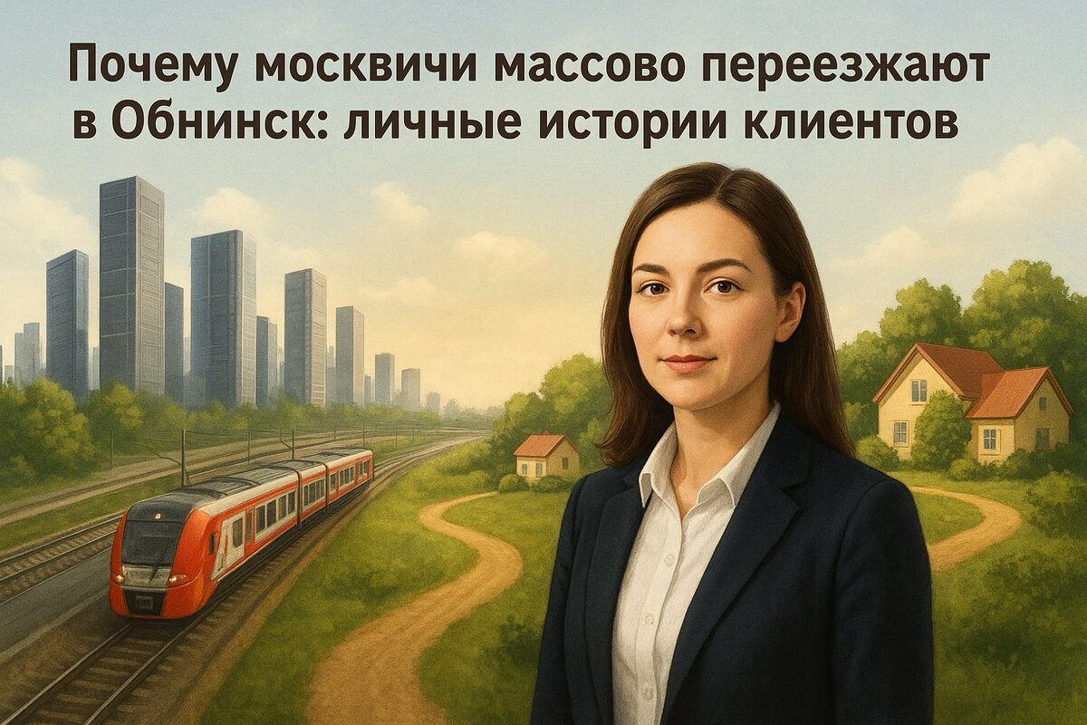 Почему москвичи массово переезжают в Обнинск: личные истории клиентов