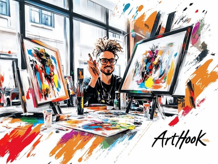    Мастер-класс по живописи для компании: как создать команду мечты и раскрыть скрытые таланты через творчество Art-Hook.Ru