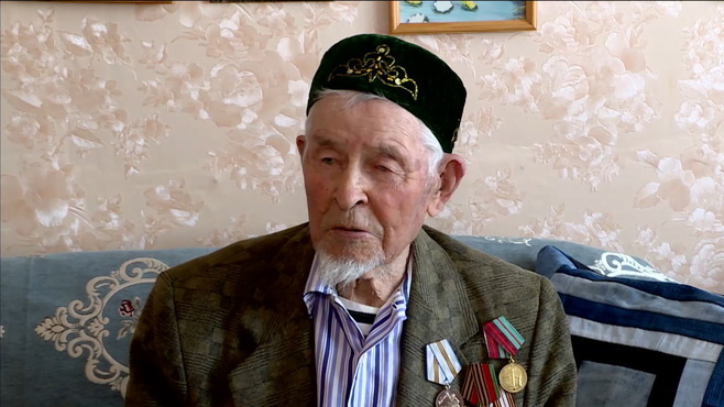    100-летие отметил ветеран ВОВ из Тоцкого района Мухамади Хакимов Оренбуржье