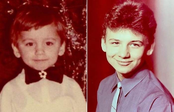 Александр Олешко в детстве.