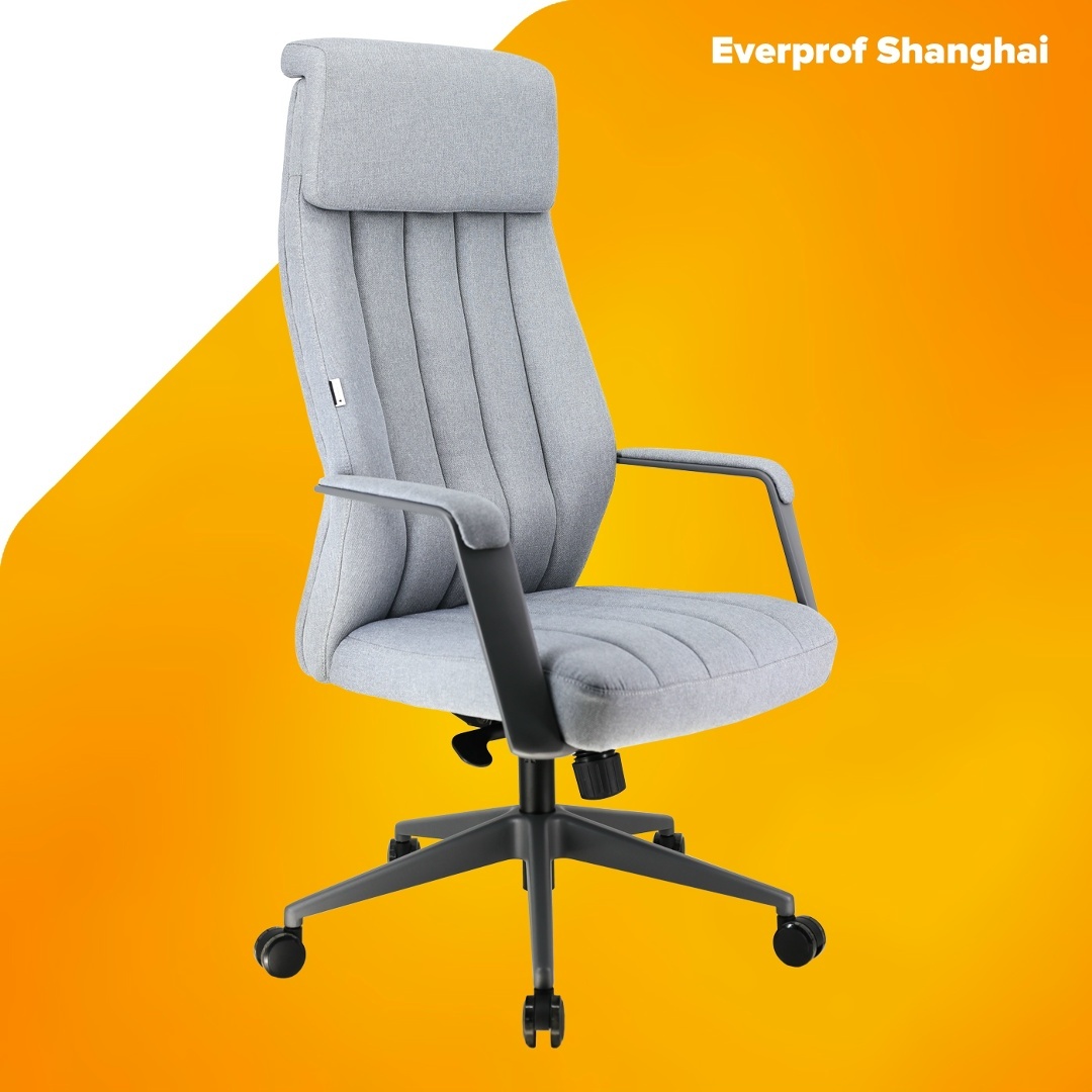 Премиум кресло Everprof Shanghai Ткань Серый