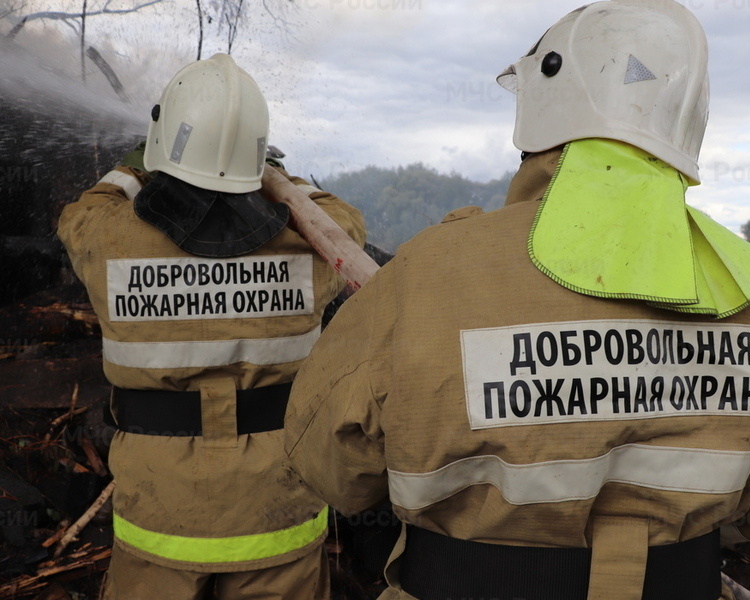     В 2025 году курские пожарные-добровольцы принимали участие в тушении 729 пожаров