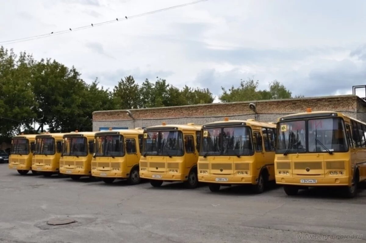    Работу 19 школьных автобусов организуют в Пензе в новом учебном году
