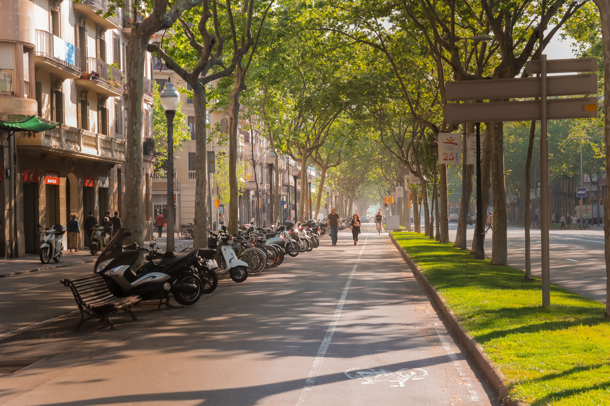 Несколько видов Барселоны далёкого 2018 года