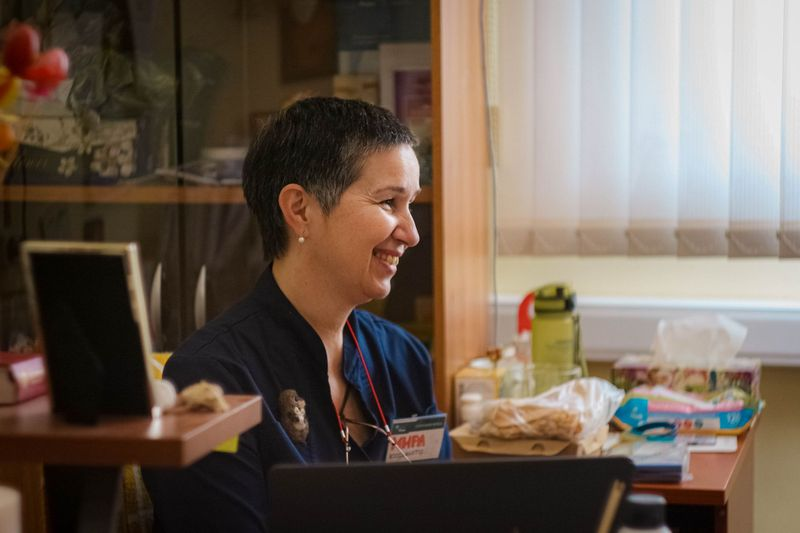 Мира Тристан в хосписе. Фото из архива фонда «Вера»