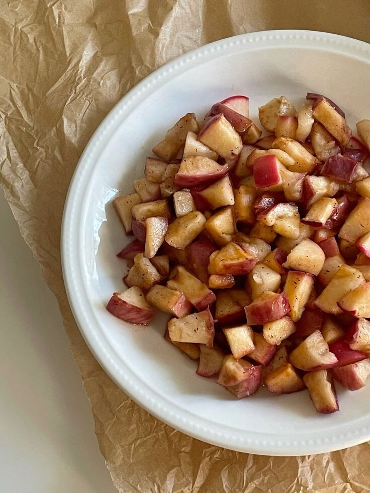 Зепеченные яблоки