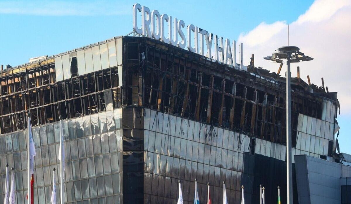     Сгоревший "Крокус". Источник: АГН "Москва" Автор фото: Ярослав Чингаев