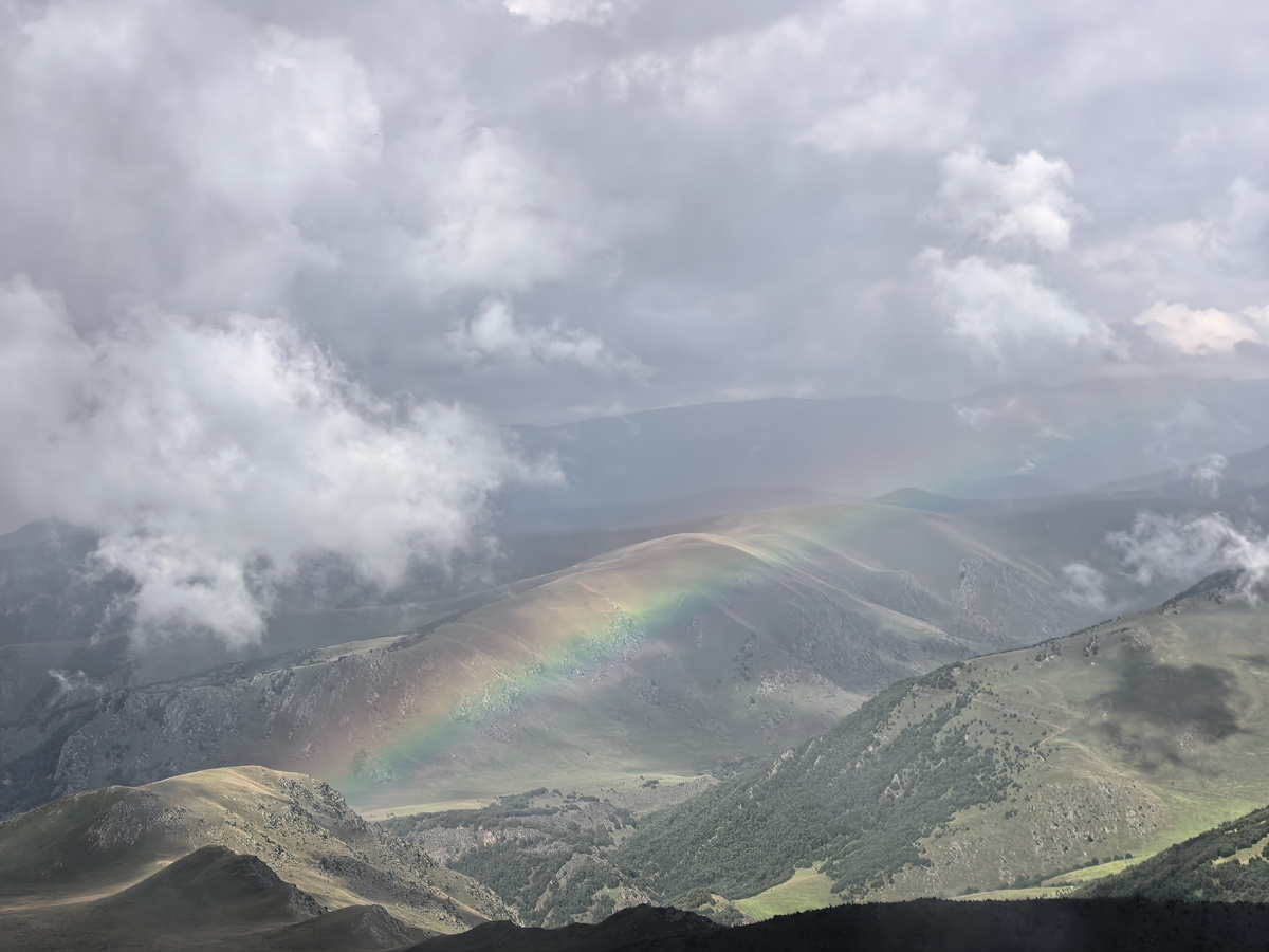 Фото автора. Радуга в Приэльбрусье