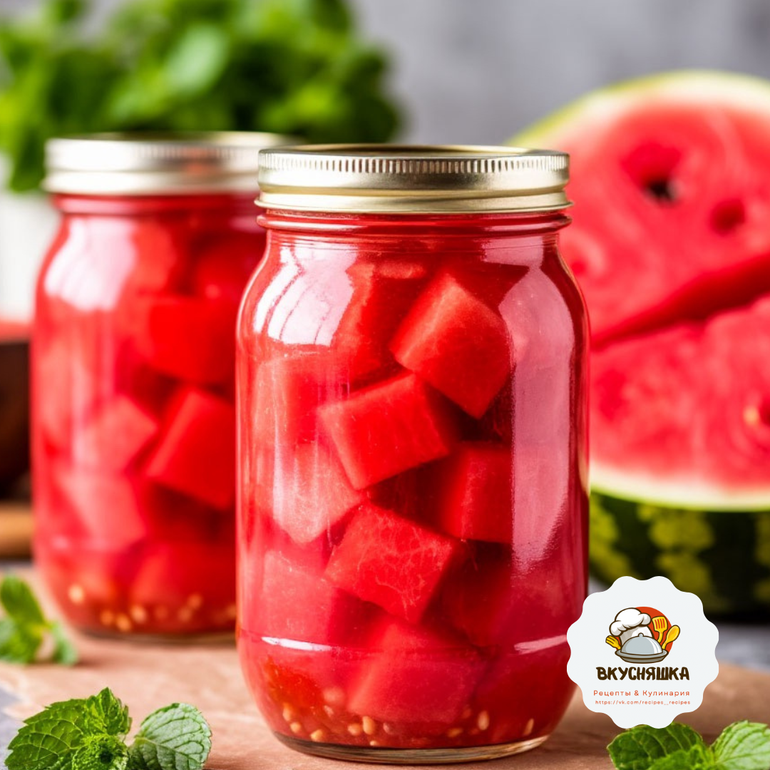Очень вкусный рецепт маринованных арбузов в банке.