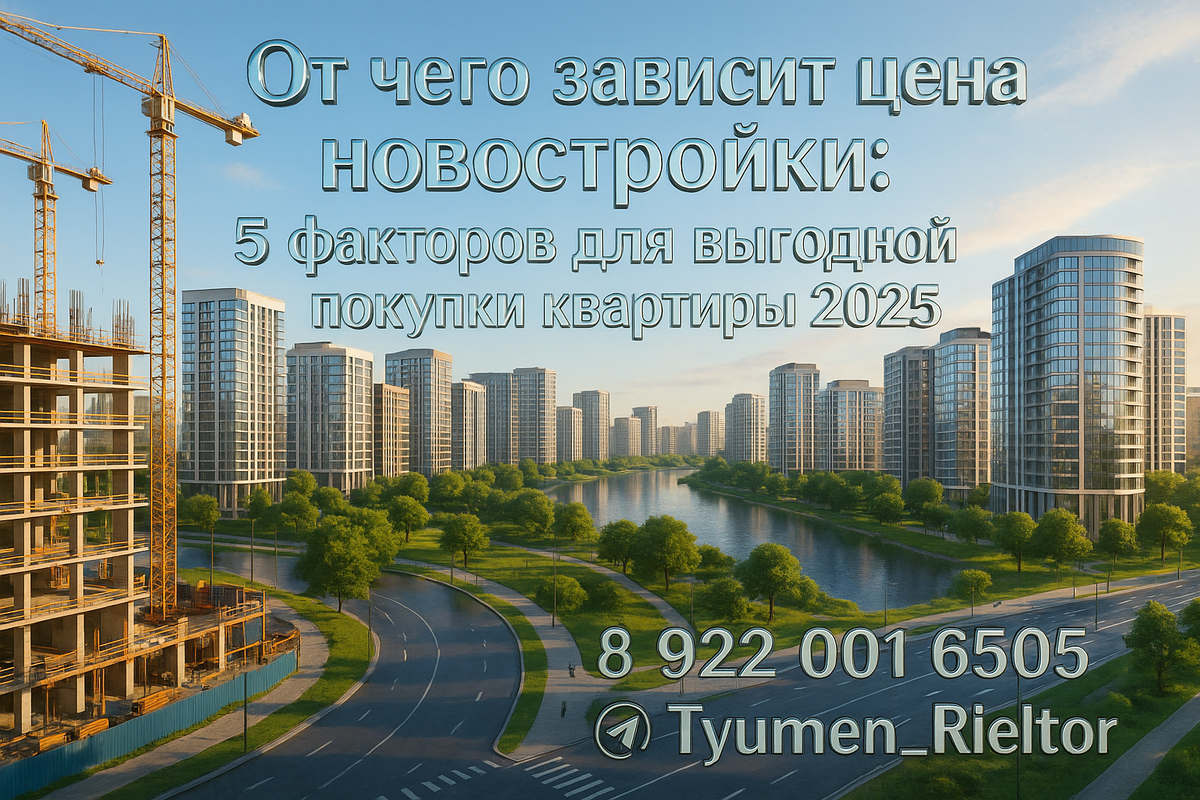    От чего зависит цена новостройки: 5 факторов для выгодной покупки квартиры 2025 Святослав Шакин