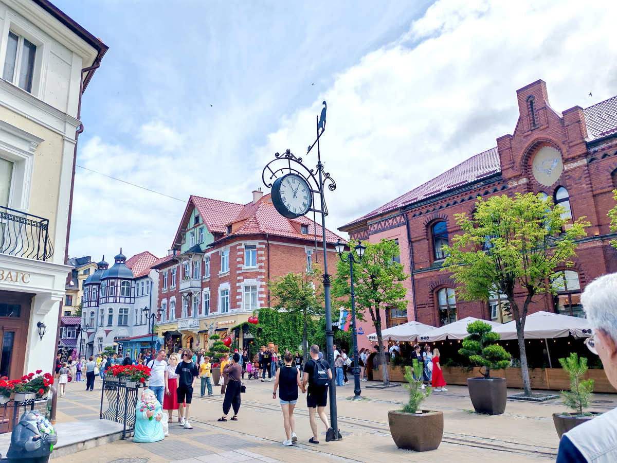 На Курортном проспекте Зеленоградска