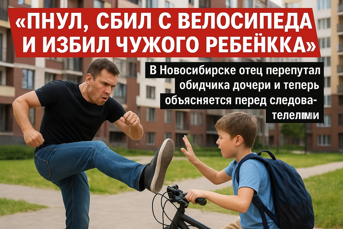 Из-за эмоций мужчина не сумел разобраться в ситуации и пострадал невинный школьник. Фото: коллаж АиФ