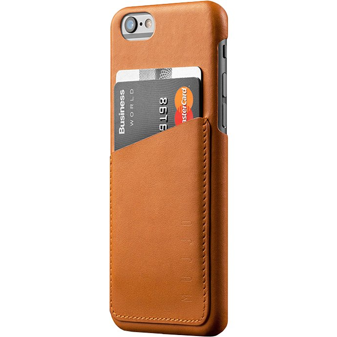 Кожаный чехол Mujjo на iPhone 6, минималистичный стиль.