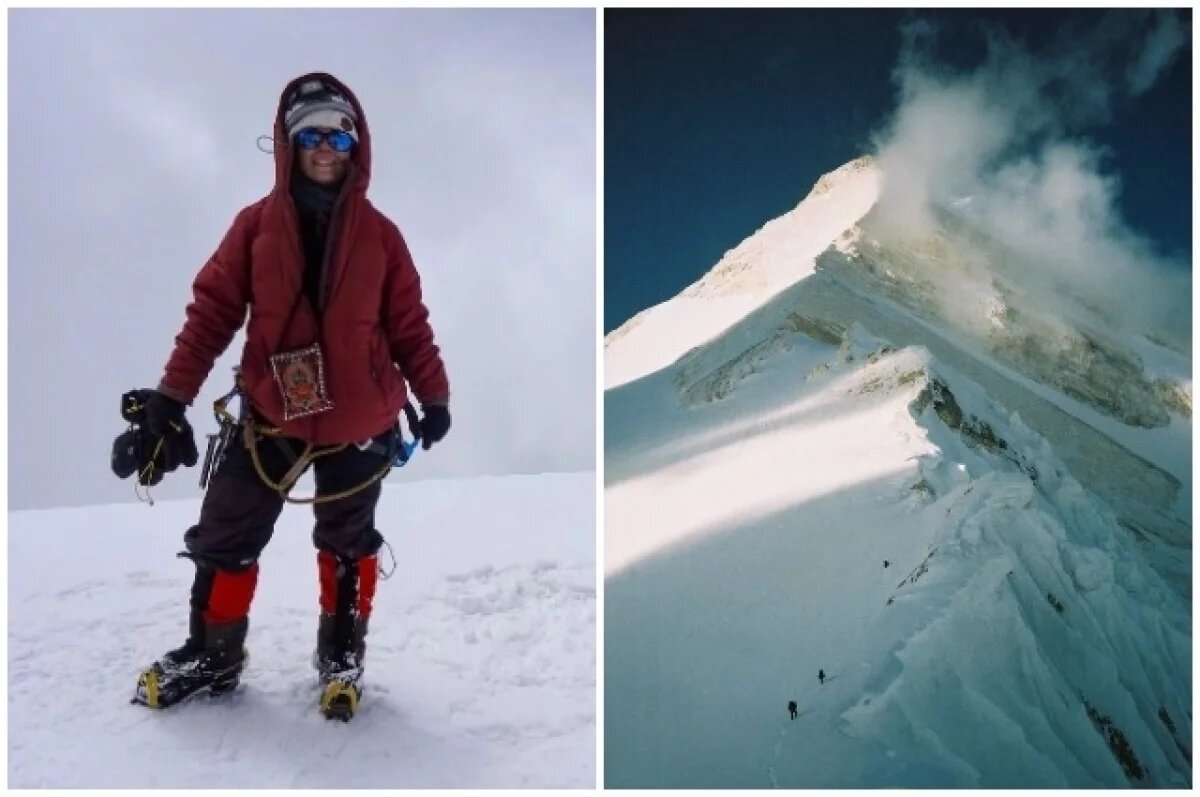    Альпинистка Наталья Наговицина