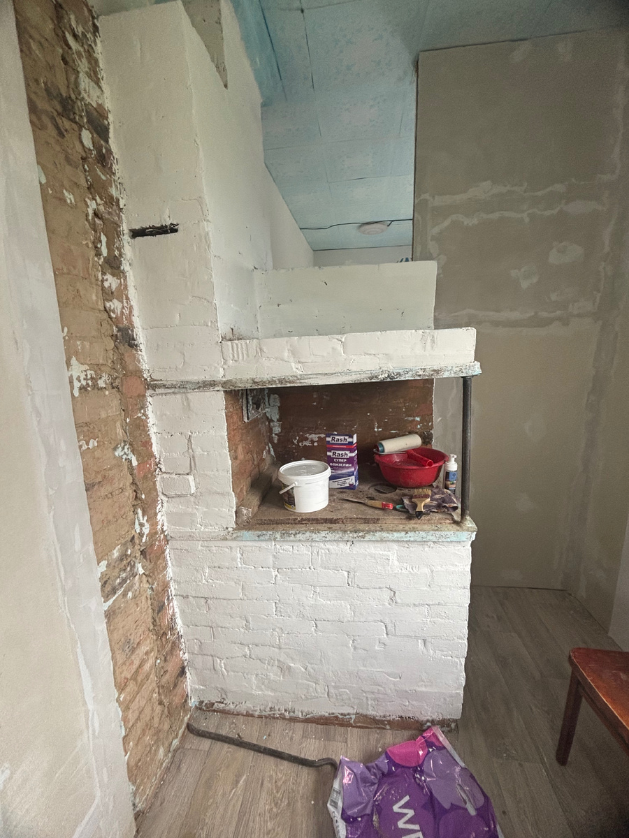 Печку решили оставить 