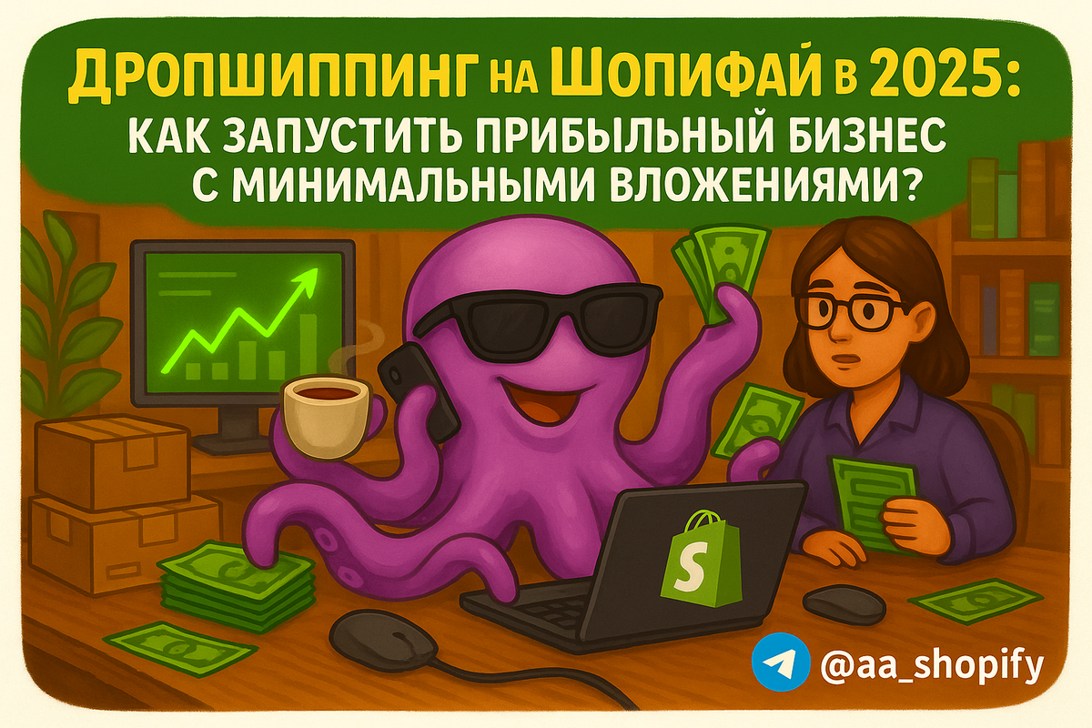    Дропшиппинг на Шопифай в 2025: как запустить прибыльный бизнес с минимальными вложениями? aa_ecom