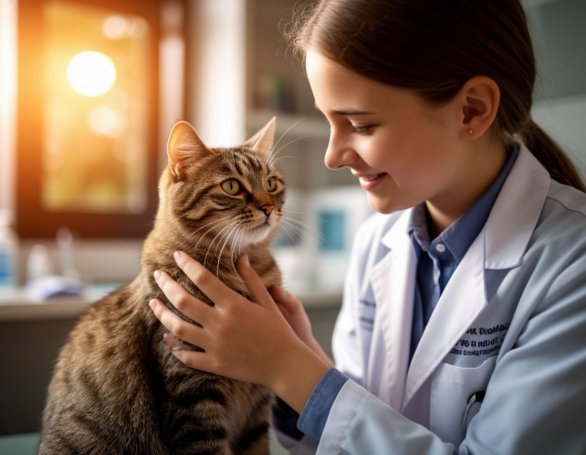 Вот оно, настоящее призвание — дарить заботу и лапу! ❤️ Ваш питомец уже записан на профилактический осмотр? Не забывайте о здоровье тех, кого любите!