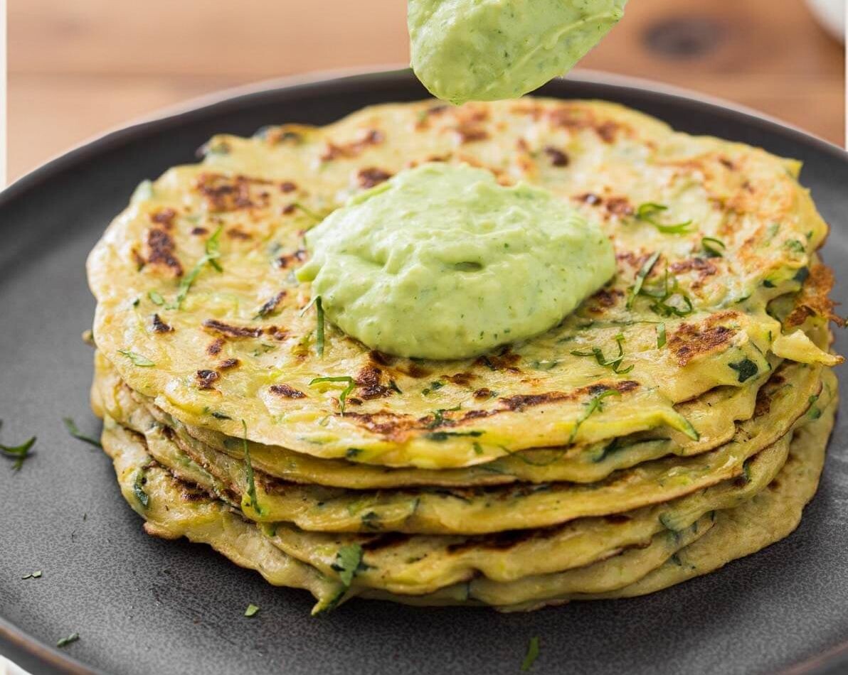 Блины из кабачков на сковороде