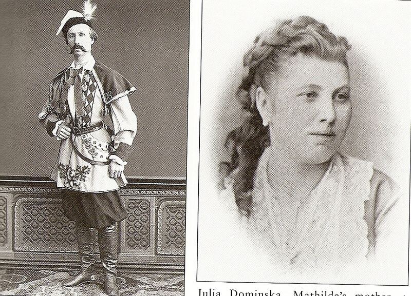 Феликс и Юлия Кшесинские, родители Матильды. 
