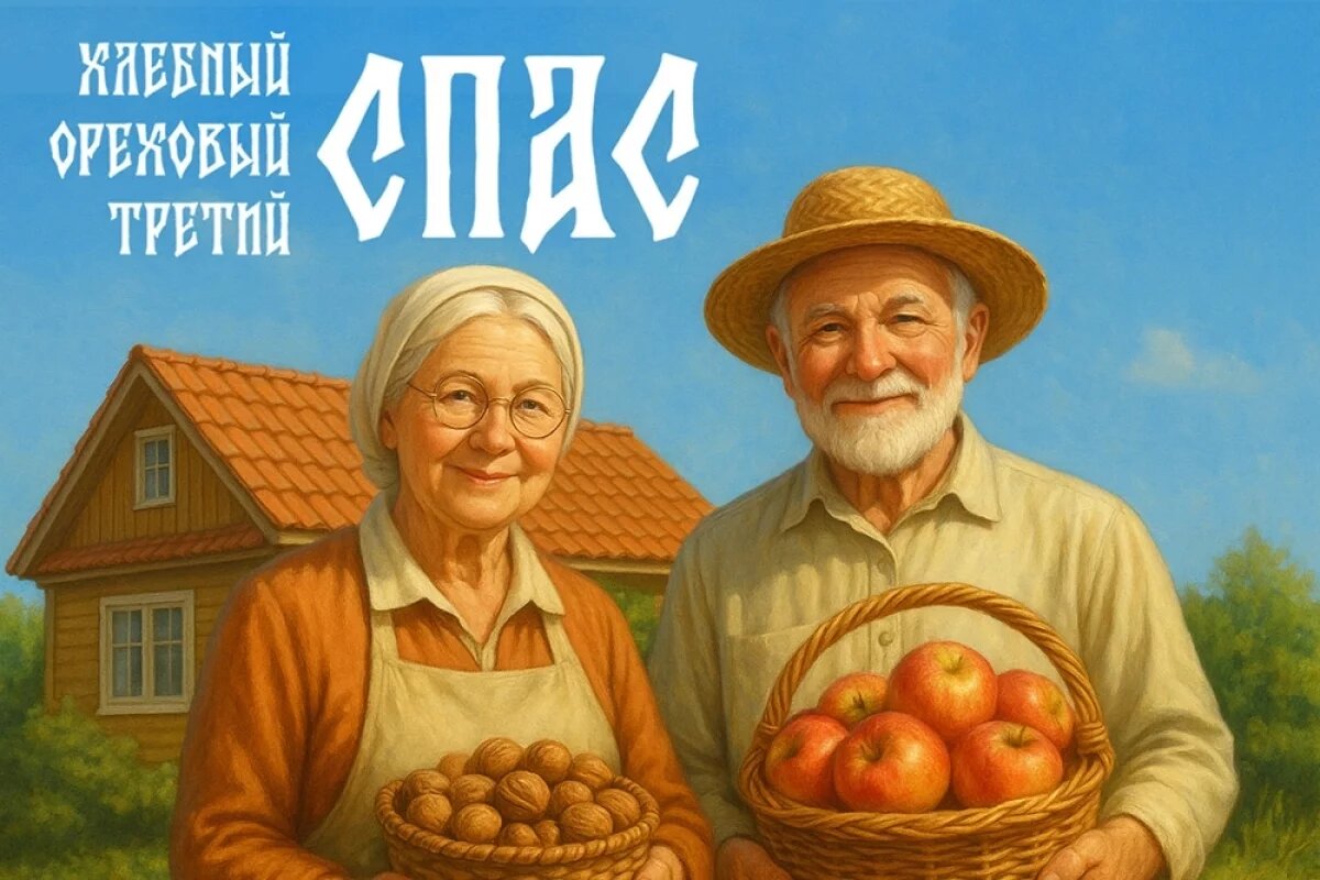    30+ открыток с Ореховым и Хлебным Спасом.