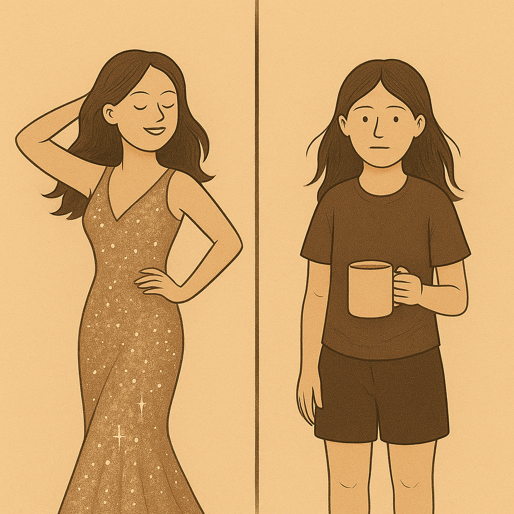 быть собой - самое простое и легкое, что можешь себе позволить.