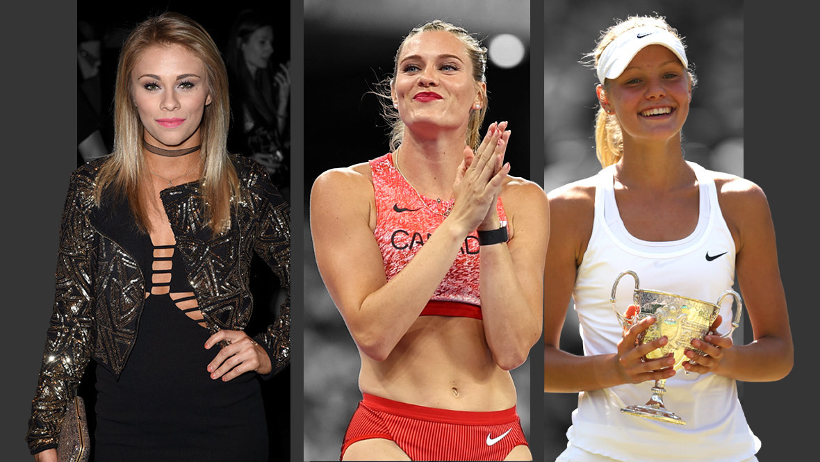    Пейдж Ванзант, Алиша Ньюман и Софья Жук. Getty Images