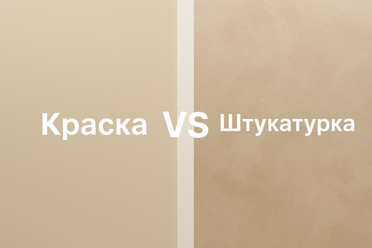 Что же выбрать: краску или декоративную штукатурку?