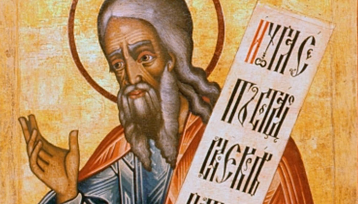 Пророк Михей (церковь Преображения, Кижи, XVIII век). Фото: wikipedia.org (общественное достояние)